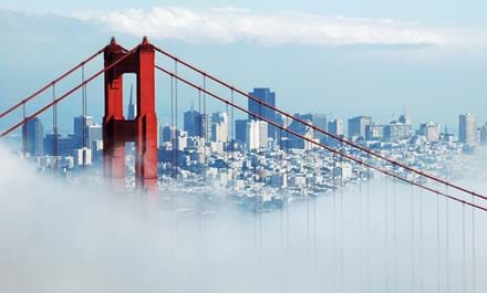 Golden Gate Bridge Er Porten Til San Francisco. Foto. Hasan Can Balcioglu Dreamstime.Com