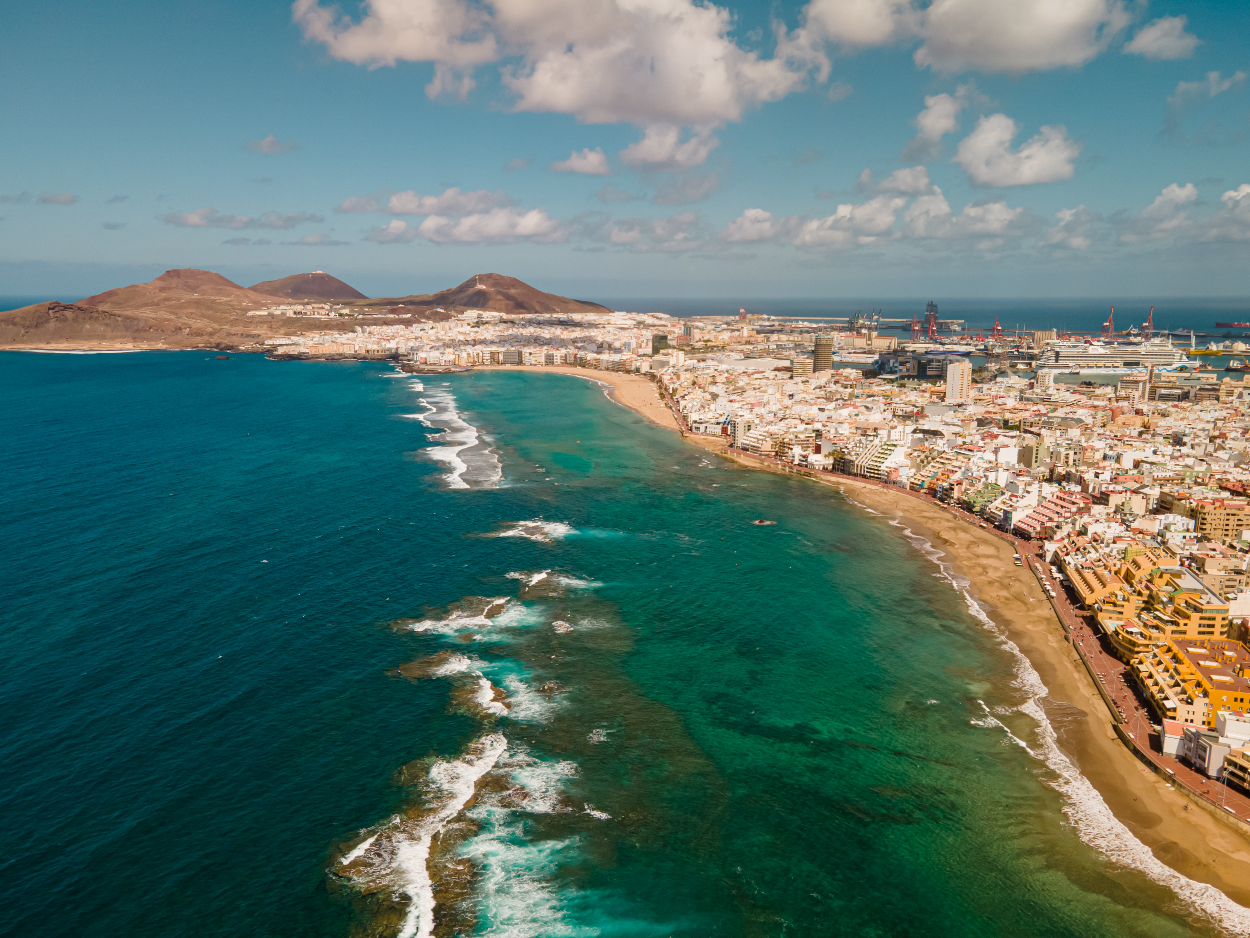 Las Canteras Stranden Paa Gran Canaria
