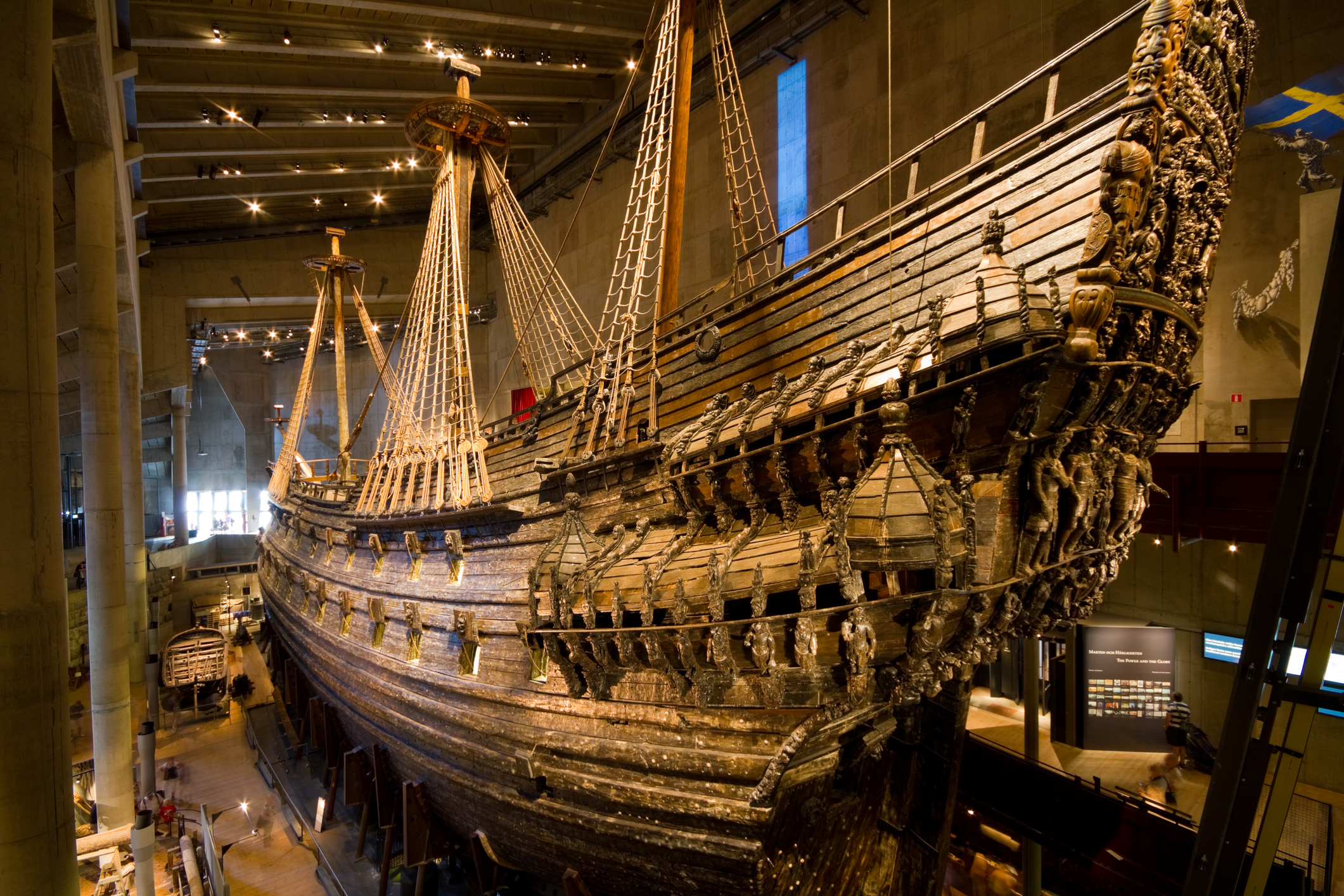 Museumsskibet Vasa Er Perfekt Til En Uventet Regnvejrsdag. Foto. Dreamstime.