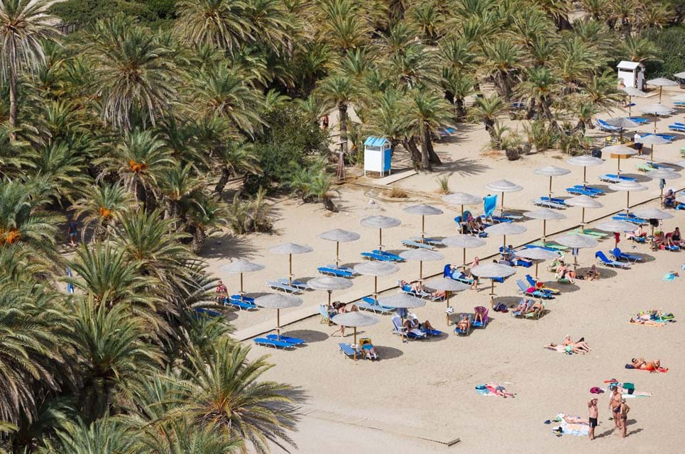 Kreta. Vai. Foto. Castenoid Dreamstime.Com