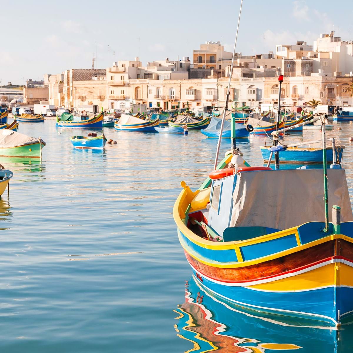 Fiskerlandsbyen I Den Sydøstlige Del Af Malta