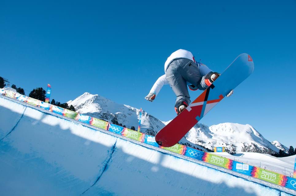 Innsbruck Er Et Paradis For Snowboardere. Foto. Martin Jaud.