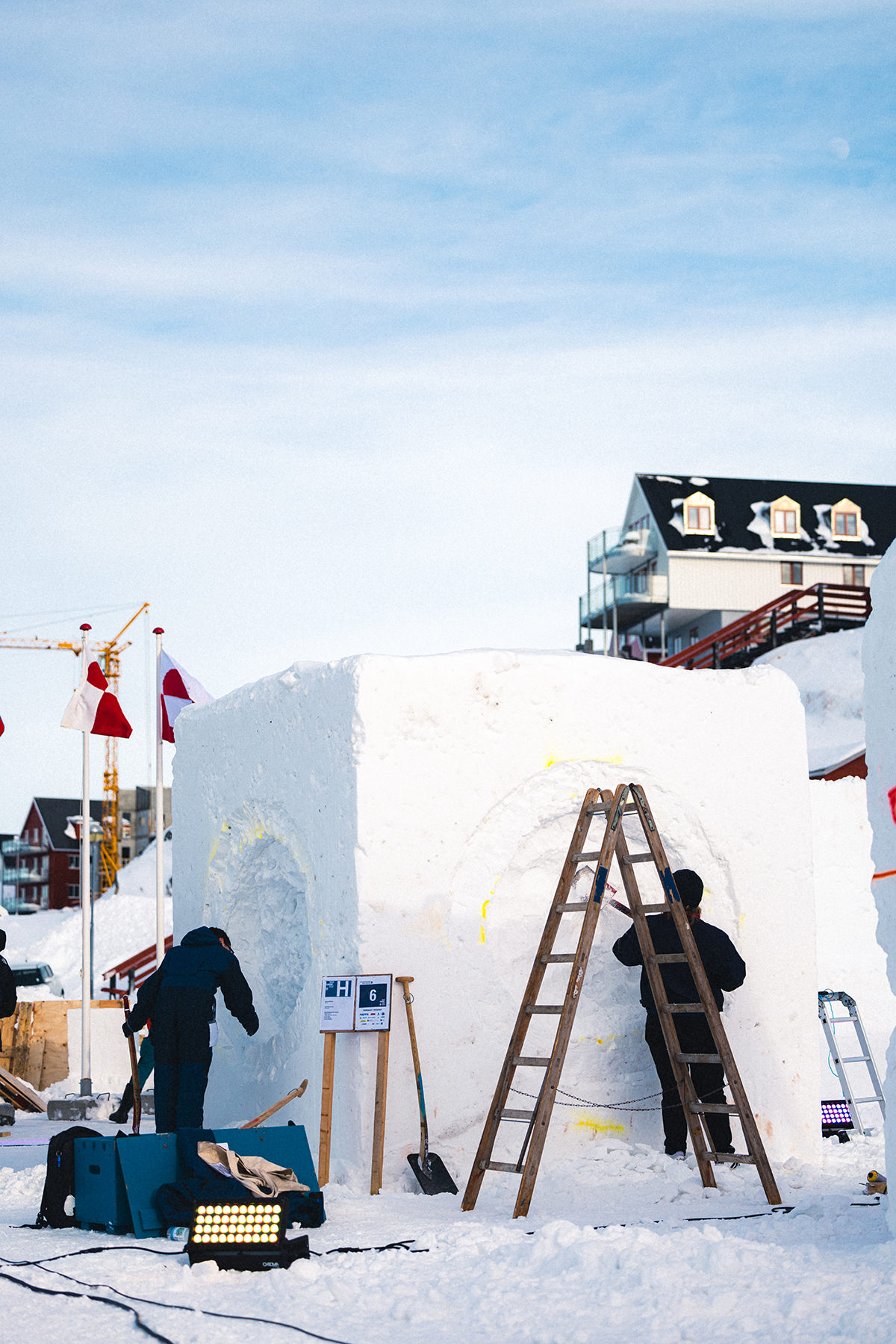 Nuuk Har Mange Festivaller Fx En Snefestival Med Flotte Skulpturer