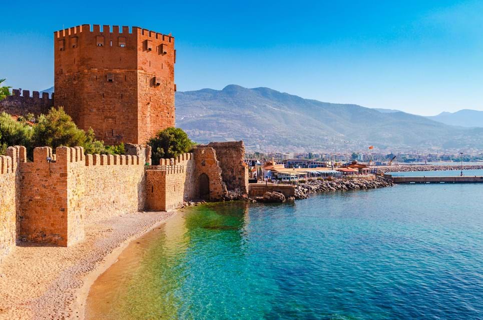Det røde tårn i Alanya
