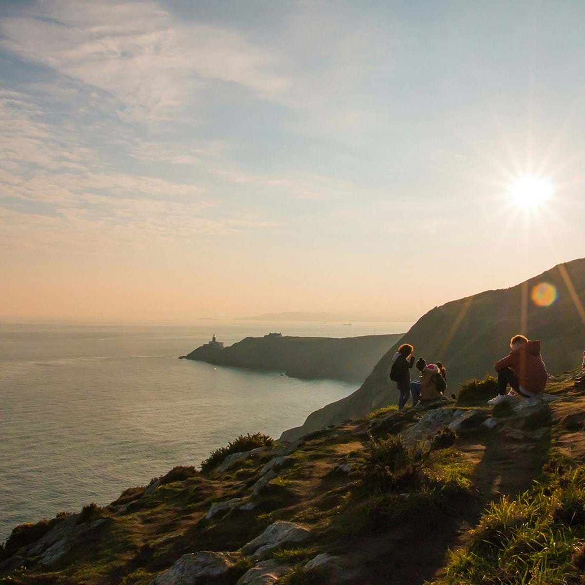 Udsigten Fra Fyrtårnet Howth Er Enestående. Foto