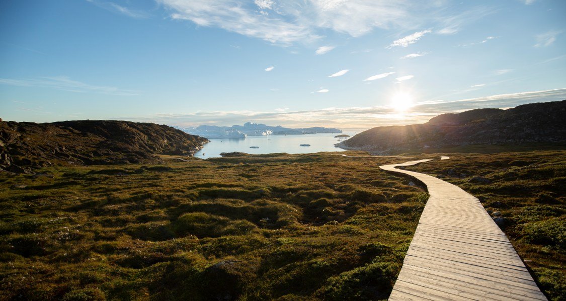 Fra arktisk metropol til smuk isfjord