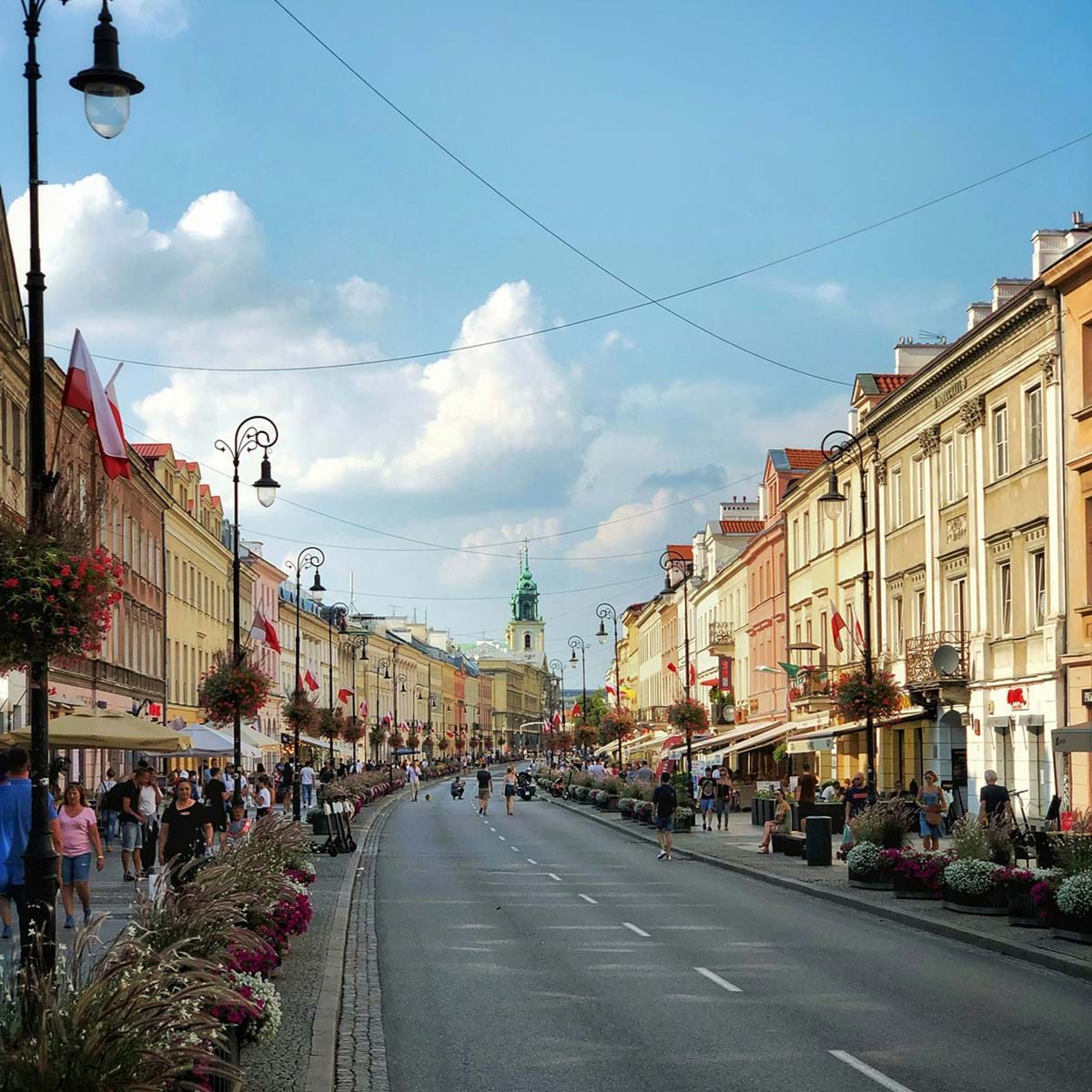 Warszawa har mange fine bydele og områder