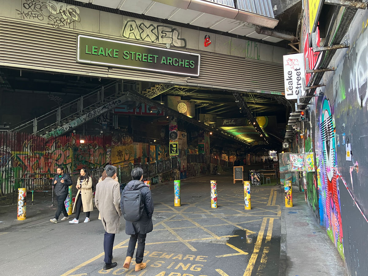 Grafitti Tunnellen Er Et Stort Moderne Kunstværk