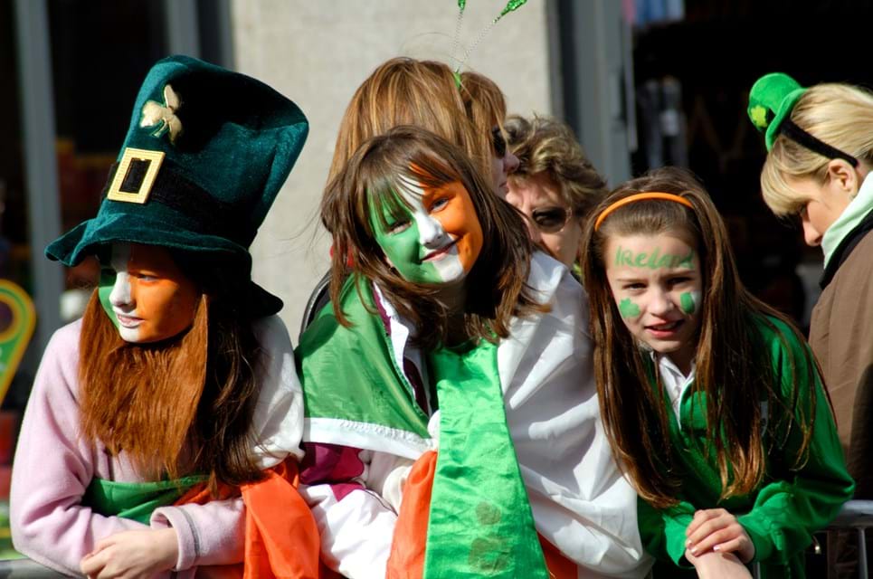 Dublin Har Irlands Største St. Patrick's Day Parade Og Den Er For Alle Aldre. Foto. Airi Pung Photo