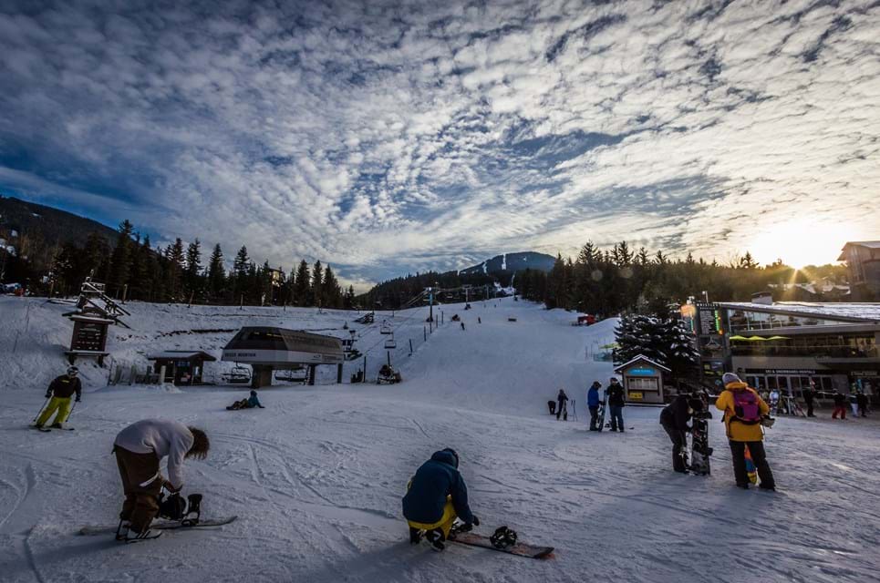 Om Vinteren Kan Du Stå På Ski Ved Whistler. I Efteråret Og Foråret Er Skovens Farver Helt Ufatteligt Smukke. Foto. Eduardo Diaz Del Castillo Lomeli