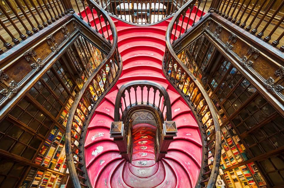 Porto Har Med Butikken Livraria Lello Måske Verdens Smukkeste Boghandel. Foto. Dreamstime