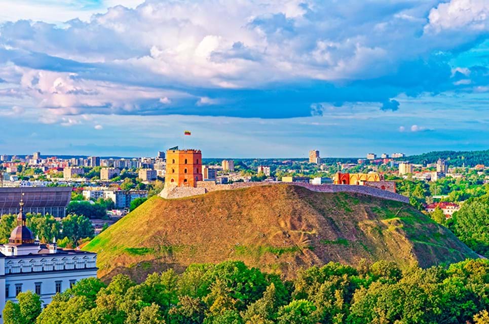 Se Vilnius Fra Gediminas Tårnet